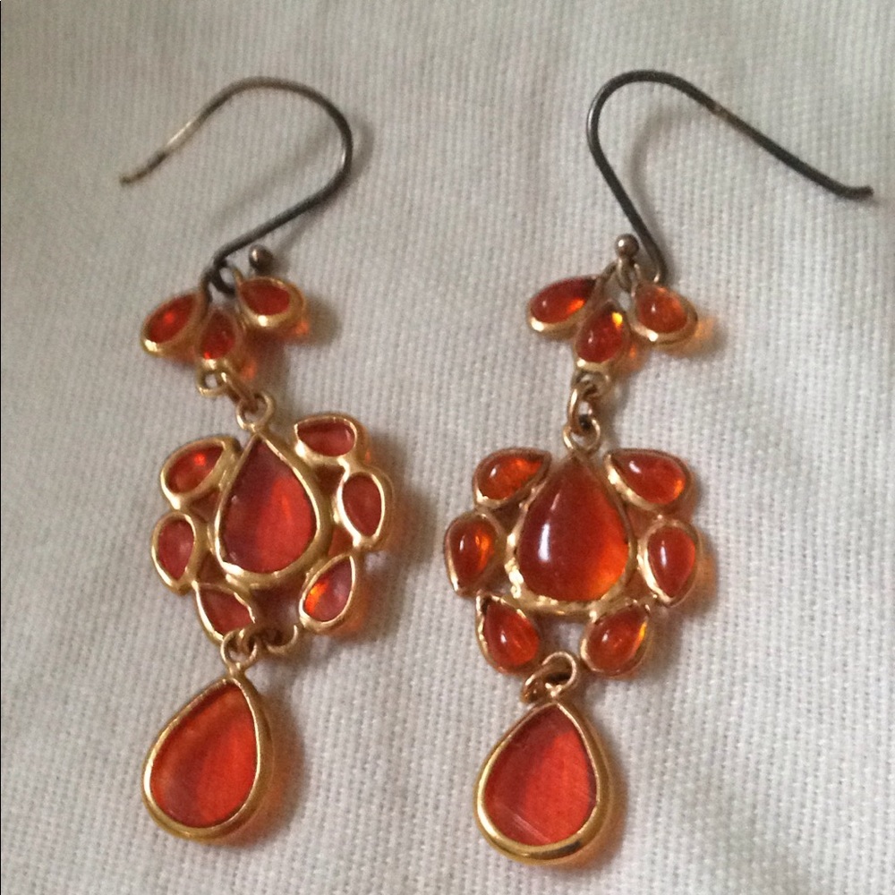 Orange Earrings - image 2